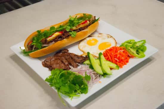 (70) Beef Steak and Eggs Vietnamese Sub