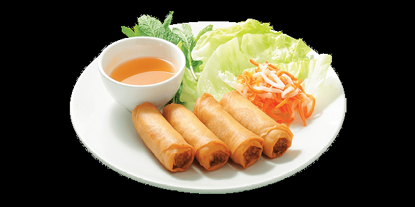 (1) Deep Fried Spring Rolls (4 Rolls)