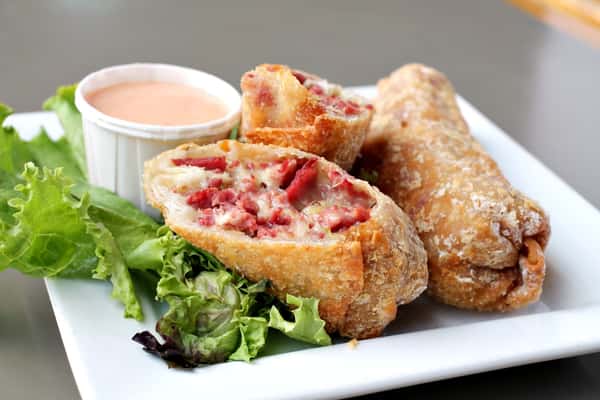 Reuben Egg Rolls