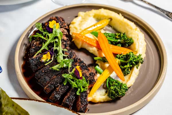 Coffee Crusted New York Strip
