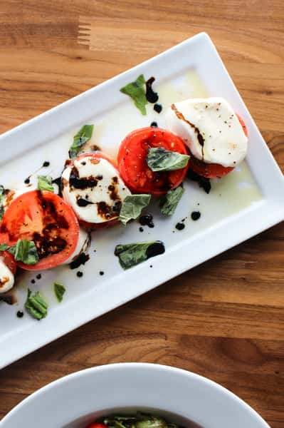 Delicious tomatoes and cheese