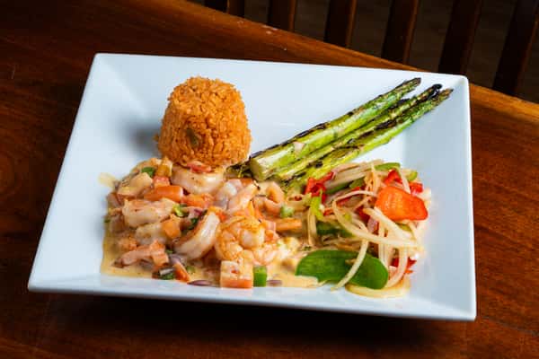 Smothered Shrimp*
