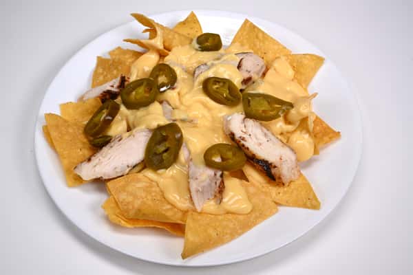 nachos con pollo