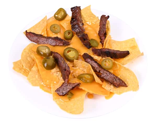 Beef nachos