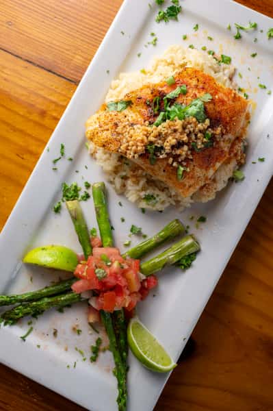 Blackened Sea Bass