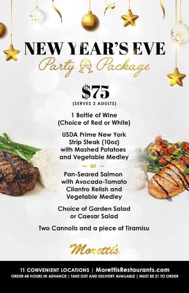 NYE Party Package