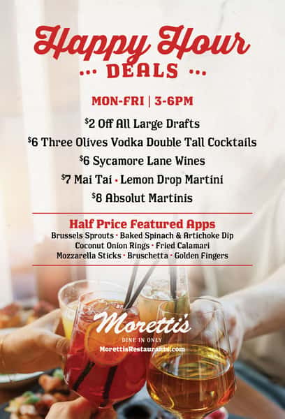 Happy Hour at Morettis in Bedford Park