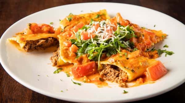 Homemade Short Rib Ravioli - Moretti's Restaurants: Best Thin Crust ...