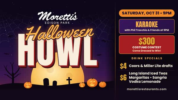 Halloween Howl at Moretti's Edison Park