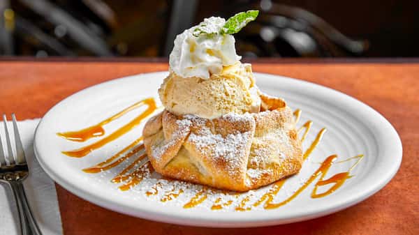 Warm Apple Tart with Homer's Vanilla Ice Cream