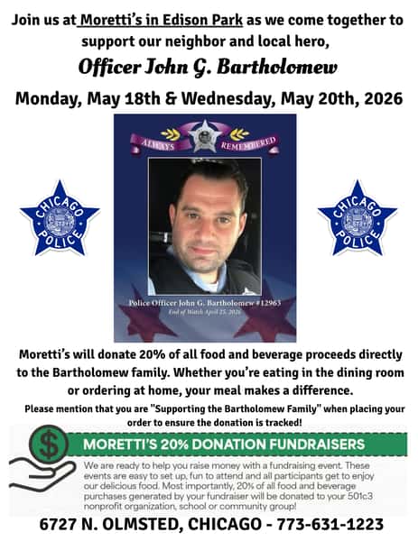 Fundraiser at Morettis
