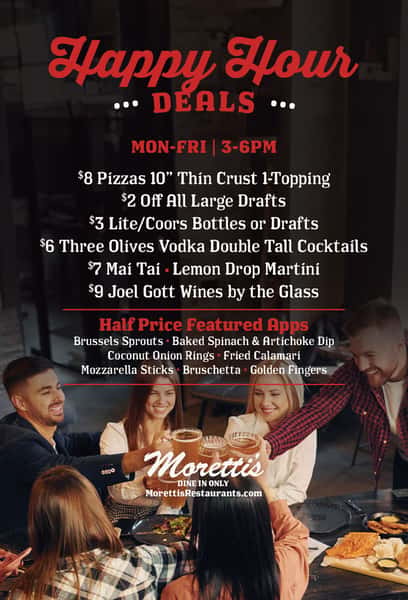 Happy Hour at Moretti's in Edison Park