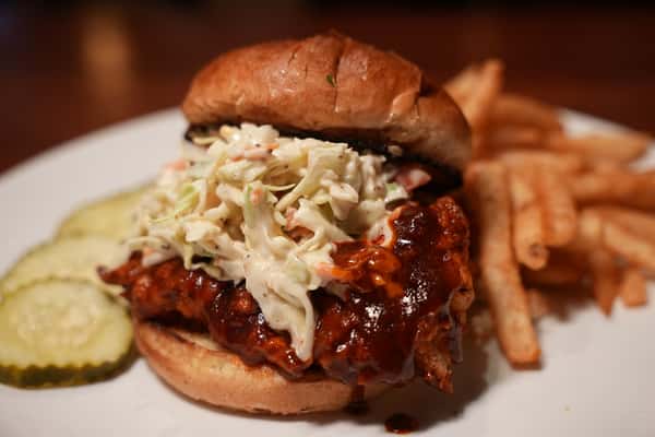 Nashville Hot Crispy Chicken Sandwich