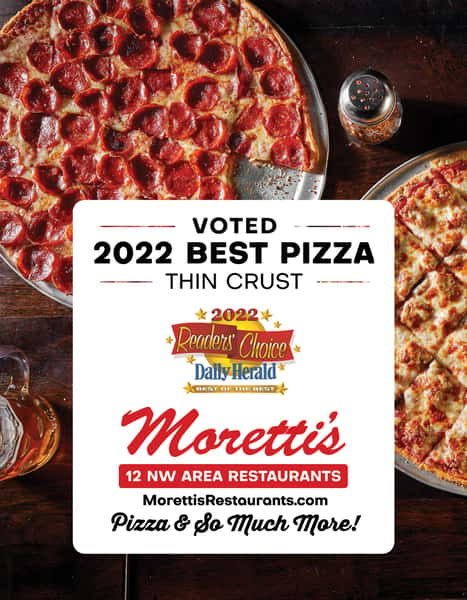 Voted 2022 BEST PIZZA - Thin Crust