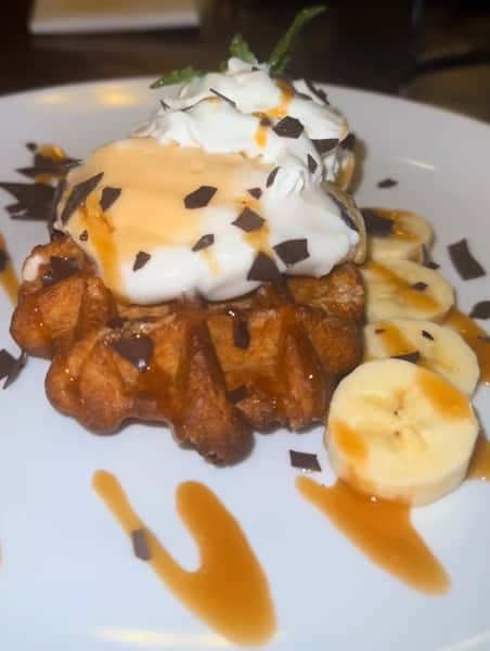 Banana Cream Pie Waffle