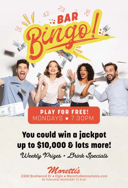 Play Bar Bingo for Free at Moretti's in Elgin