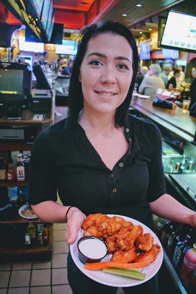 wings at Moretti's