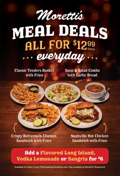 Moretti's Meal Deals