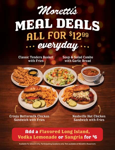 Meal Deals at Morettis