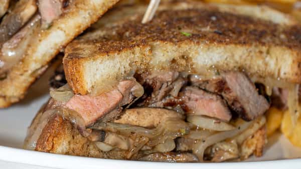 French Onion Steak Sandwich