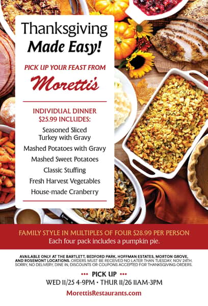 Thanksgiving Easy - at Morettis