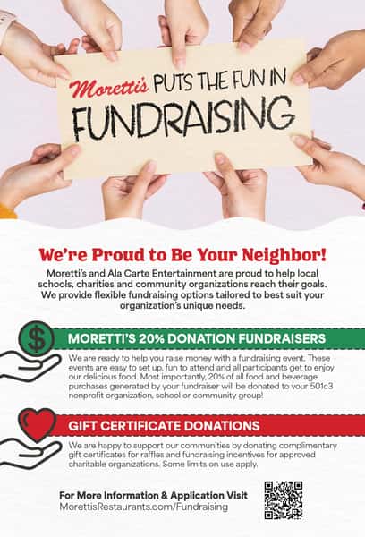 Fundraisers at Moretti's