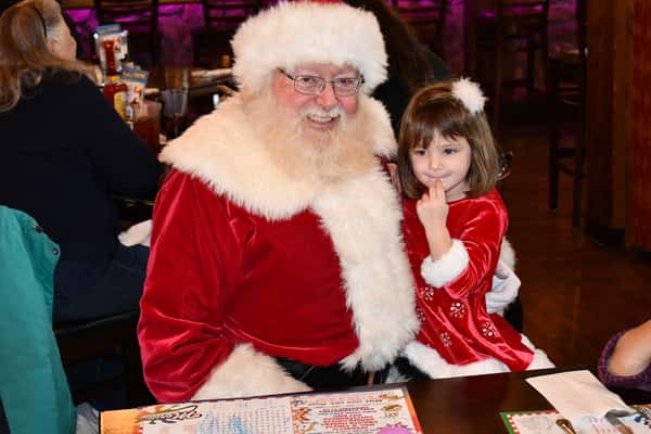 santa and the kids