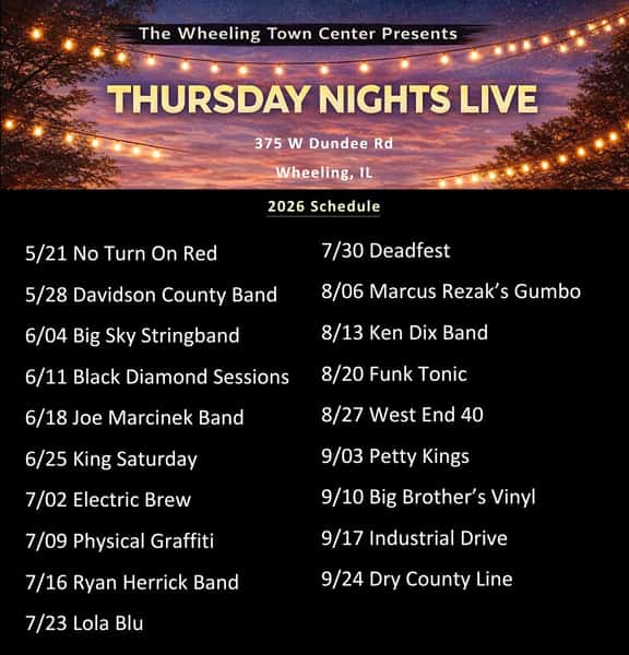 Thursday Night Live at Morettis in Wheeling