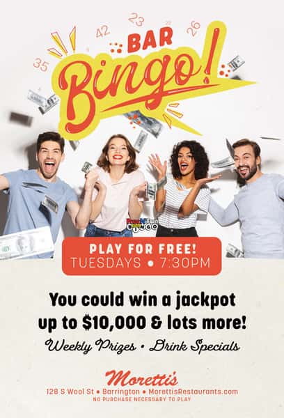 Play Free n Fun Bar Bingo Tuesdays