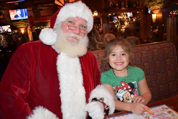 santa and the kids