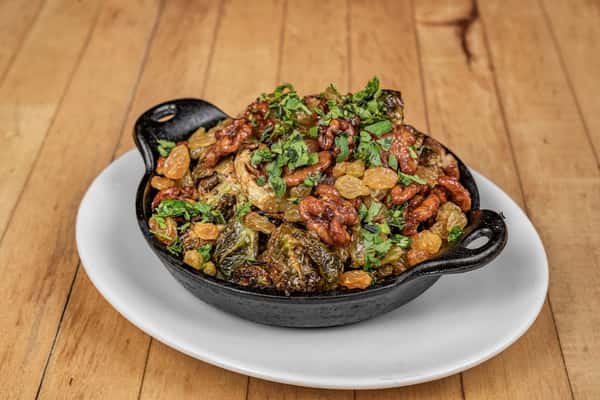 Cast Iron Roasted Brussels Sprouts