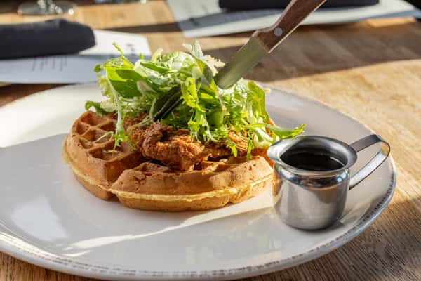 Crispy Jidori Chicken and Buttermilk Waffles