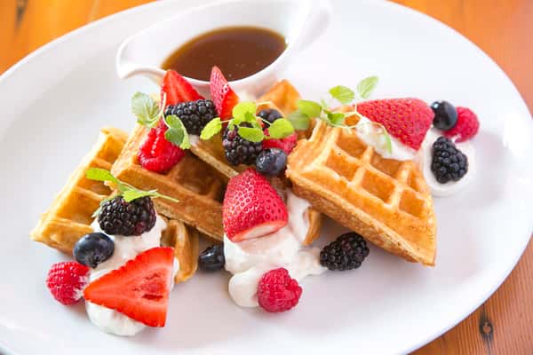 Meyer Lemon Waffles