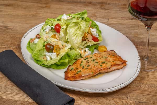 Canadian Salmon & Butter Lettuce Goat Cheese Salad
