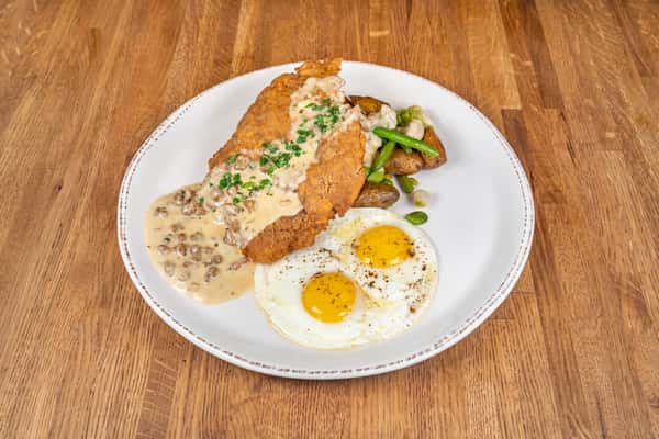 Fried Steak & Eggs