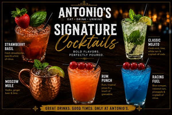 Antonio's Signature Cocktails