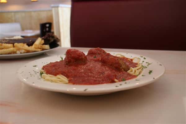 spaghetti and meatballs