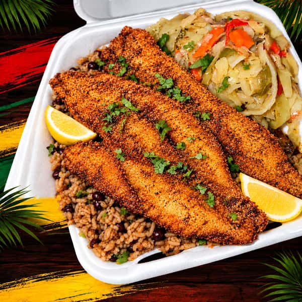 Jerky Fried Catfish Dinner