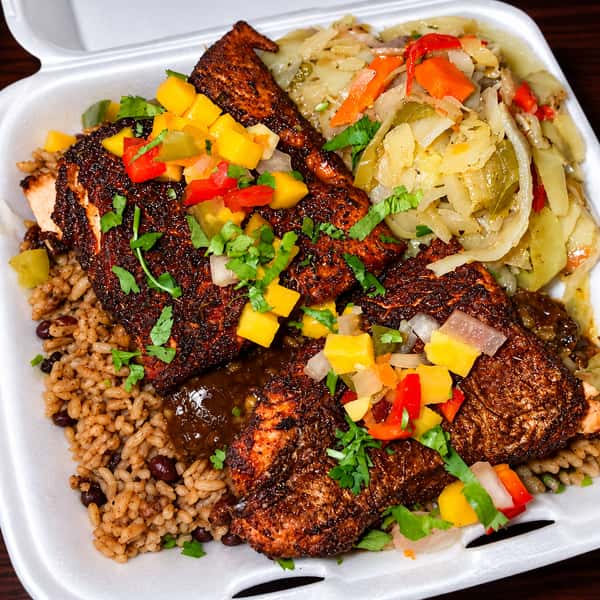 Jerky Salmon Dinner
