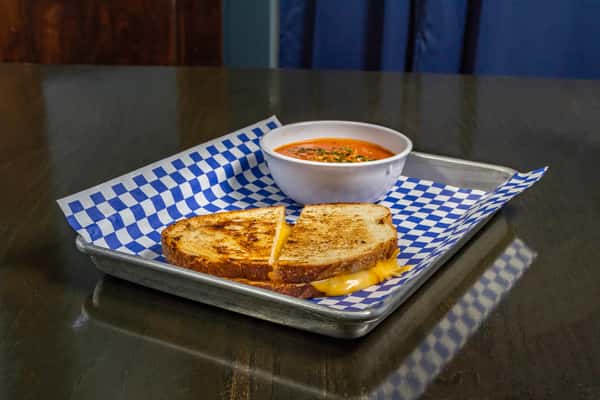 Three-Cheese Grilled Cheese
