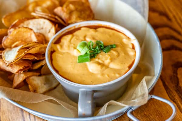 Beer Cheese and Chili Dip