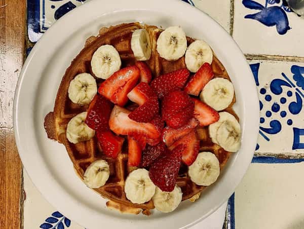 Waffles with Fresh Fruit