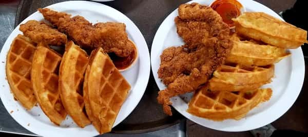 Chicken and waffles