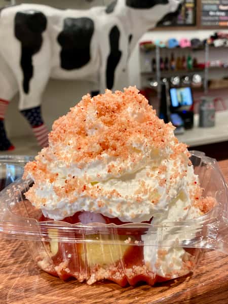 Strawberries and Cream Sundae