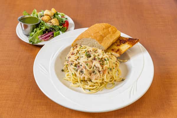Smoked Salmon Spaghetti