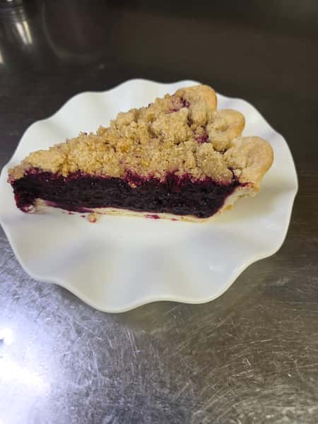 Marionberry Crumb Pie