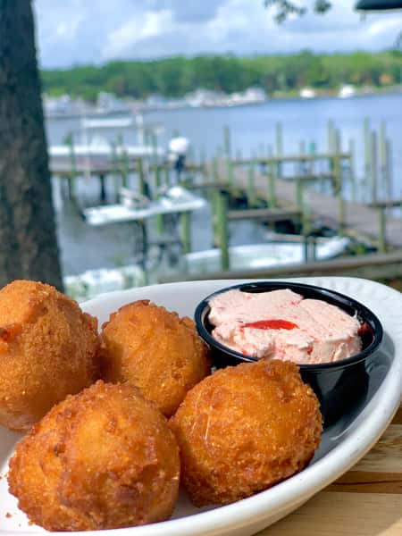 Hushpuppies and Strawberry Butter