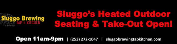 Sluggo's Heated Outdoor Seating & Take-Out Open