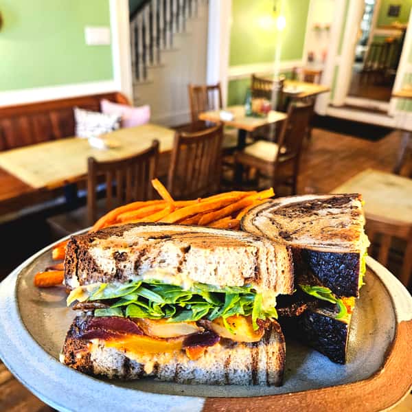 Vegan Pastrami Veggie Sandwich