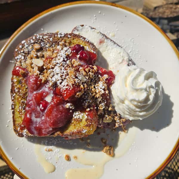 Strawberry Rhubarb French Toast